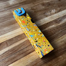Load image into Gallery viewer, Mezuzah Case - Yellow & Rainbow Terrazzo
