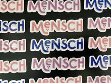 Load image into Gallery viewer, Mensch Vinyl Sticker: Blue