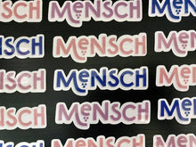 Load image into Gallery viewer, Mensch Vinyl Sticker: Peach