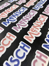Load image into Gallery viewer, Mensch Vinyl Sticker: Pink