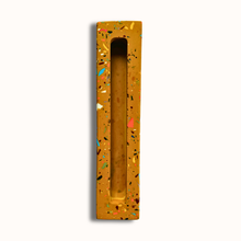 Load image into Gallery viewer, Mezuzah Case - Yellow & Rainbow Terrazzo