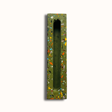 Load image into Gallery viewer, Mezuzah Case - Olive & Rainbow Terrazzo