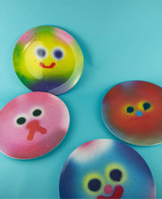 Load image into Gallery viewer, Blue Melamine Plate x Jon Burgerman