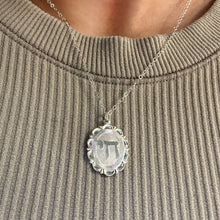 Load image into Gallery viewer, Hebrew Chai Jewish Symbol Charm Necklace 925 Sterling Silver