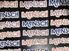 Load image into Gallery viewer, Mensch Vinyl Sticker: Peach