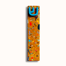 Load image into Gallery viewer, Mezuzah Case - Yellow & Rainbow Terrazzo