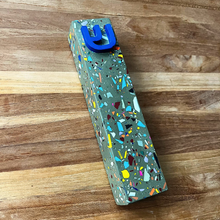 Load image into Gallery viewer, Mezuzah Case - Olive & Rainbow Terrazzo