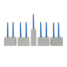 Load image into Gallery viewer, Block Menorah / Chanukiah