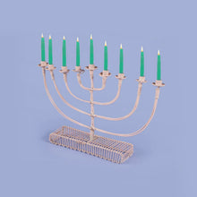 Load image into Gallery viewer, Wire Menorah - Round