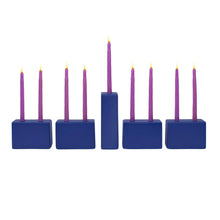 Load image into Gallery viewer, Block Menorah / Chanukiah