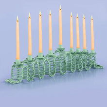 Load image into Gallery viewer, Wire Menorah – Wave