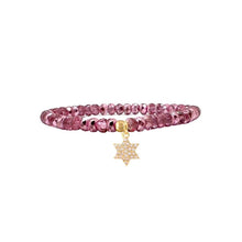 Load image into Gallery viewer, Star of David Beaded Bracelet