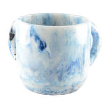 Load image into Gallery viewer, Blue resin hand washing (netilat yadayim) cup