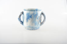 Load image into Gallery viewer, Blue resin hand washing (netilat yadayim) cup