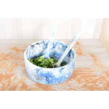 Load image into Gallery viewer, Cloud blue Resin Salad Servers