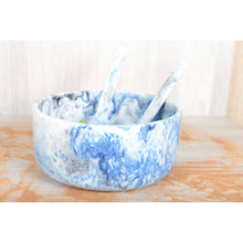 Load image into Gallery viewer, Cloud blue Resin Salad Servers