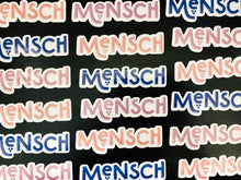 Load image into Gallery viewer, Mensch Vinyl Sticker: Peach