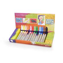 Load image into Gallery viewer, Kitpas Ecru Medium Stick Crayons 12 Colours