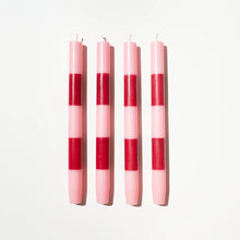 Load image into Gallery viewer, Fazeek Striped Candle Pack (set of four)