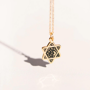 Mini Cosmic Magen David Necklace | Sarah Day