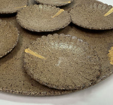 Load image into Gallery viewer, Handmade Seder Plate by Chaya Ceramica - Golden Brown
