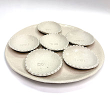 Load image into Gallery viewer, Handmade Seder Plate by Chaya Ceramica - White
