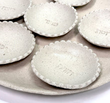 Load image into Gallery viewer, Handmade Seder Plate by Chaya Ceramica - White
