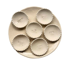 Load image into Gallery viewer, Handmade Seder Plate by Chaya Ceramica - White
