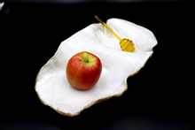 Load image into Gallery viewer, Apple &amp; Honey Plate by Dinah Ninio Ceramics
