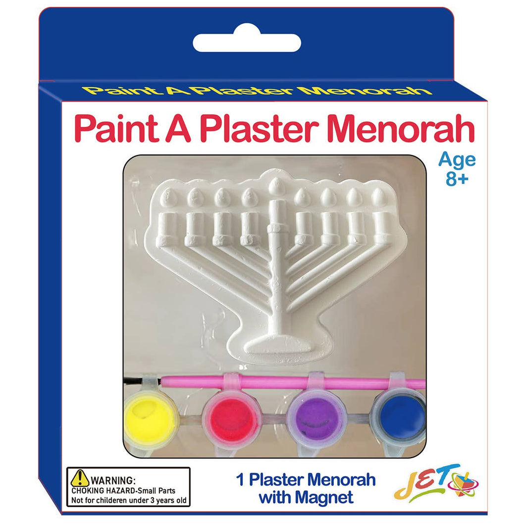 Paint a Plaster Menorah Magnet
