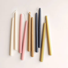 Load image into Gallery viewer, 12&quot; Beeswax Taper Candles: Blossom
