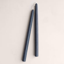 Load image into Gallery viewer, 12&quot; Beeswax Taper Candles: Ink
