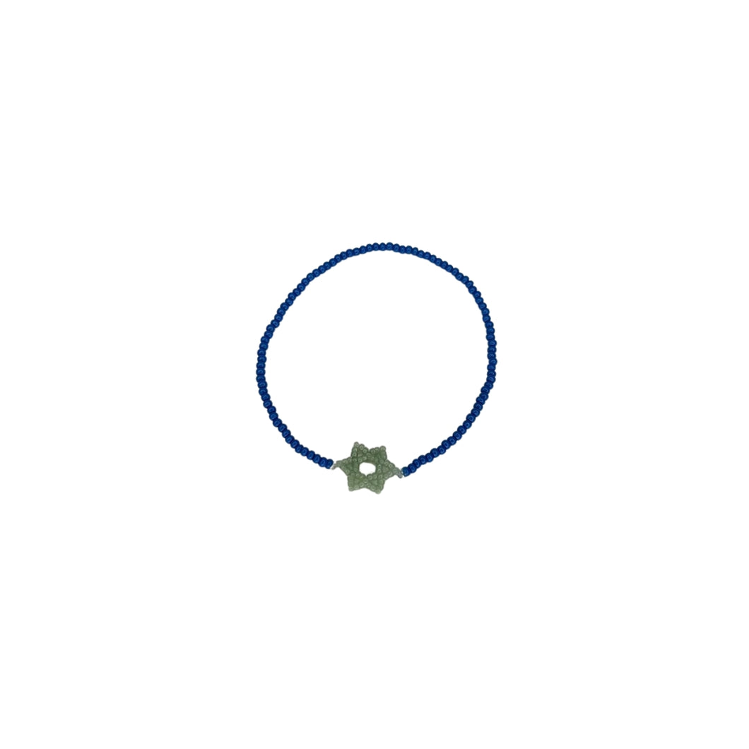 Call Me Chloe beaded Magen David Bracelet