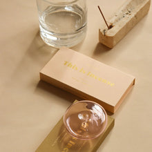 Load image into Gallery viewer, Glass Vessel Incense Holder
