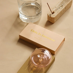 Glass Vessel Incense Holder