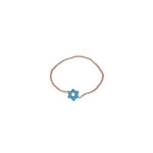 Call Me Chloe beaded Magen David Bracelet